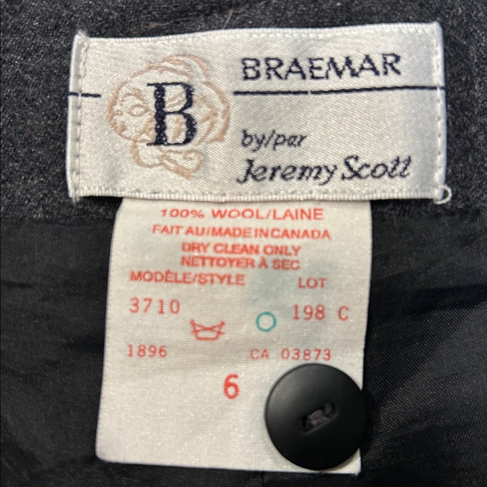 🇨🇦 Braemar 100% Wool High-Rise Pants | Women’s Size 6 - Picture 6 of 8